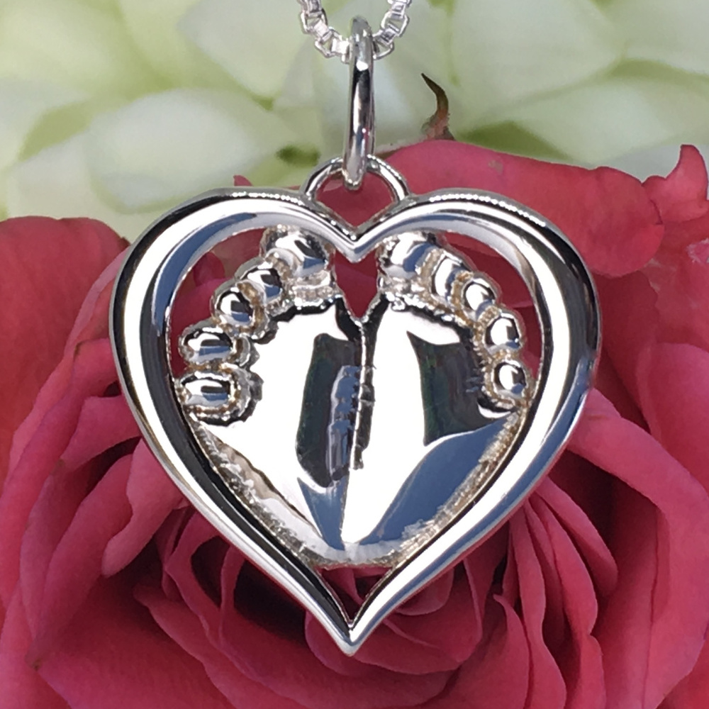 EveryChild Sterling Baby Feet Pendant